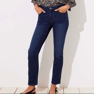 Curvy straight LOFT jeans NWOT